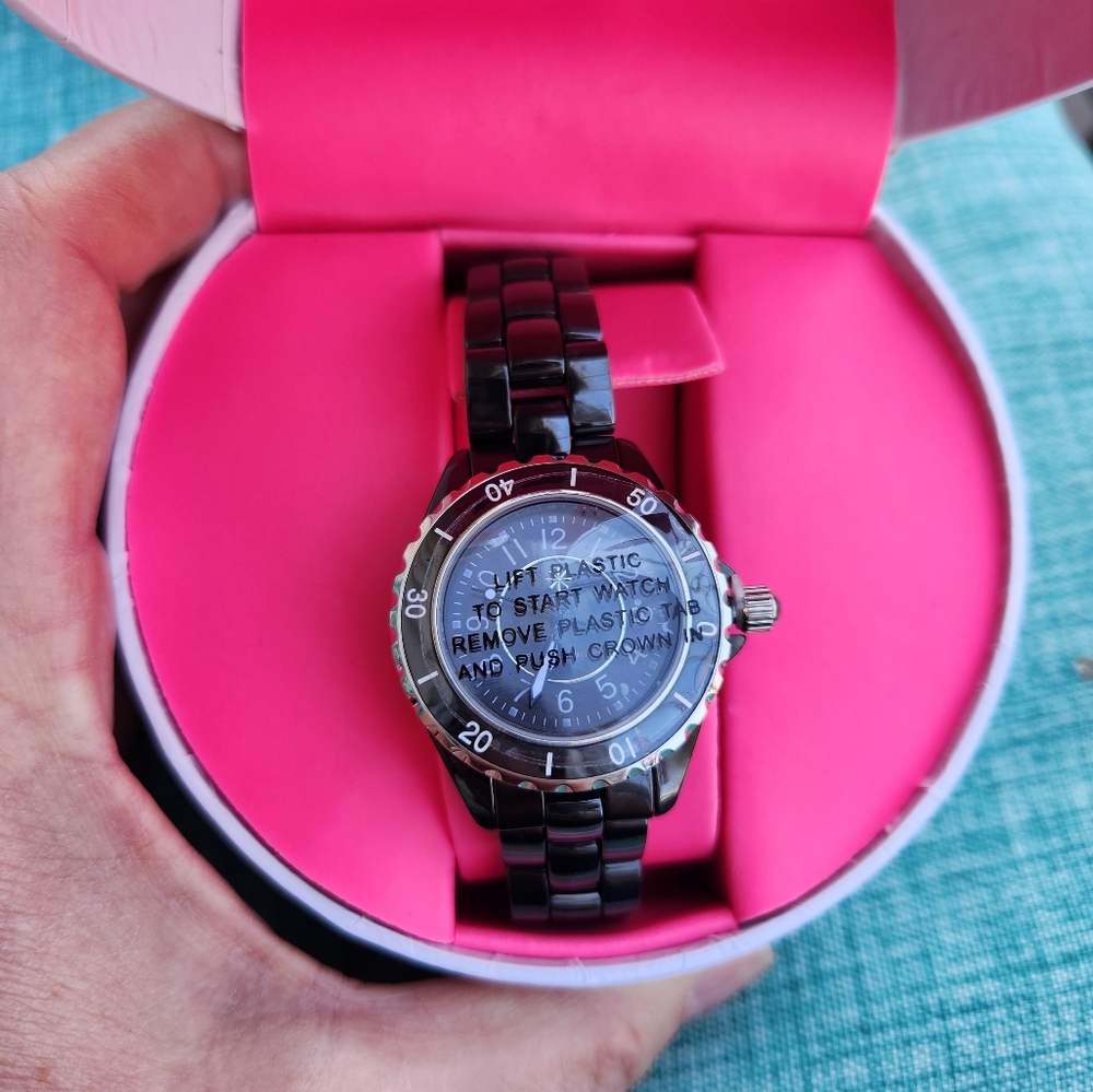 New Isaac Mizrahi watch, still in the box.
